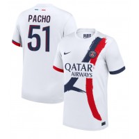 Camiseta Paris Saint-Germain Willian Pacho #51 Segunda Equipación Replica 2024-25 mangas cortas